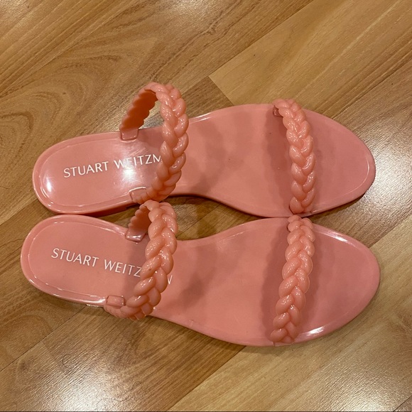 Stuart Weitzman Women's Sawyer Jelly Slide Sandals - Picture 7 of 9